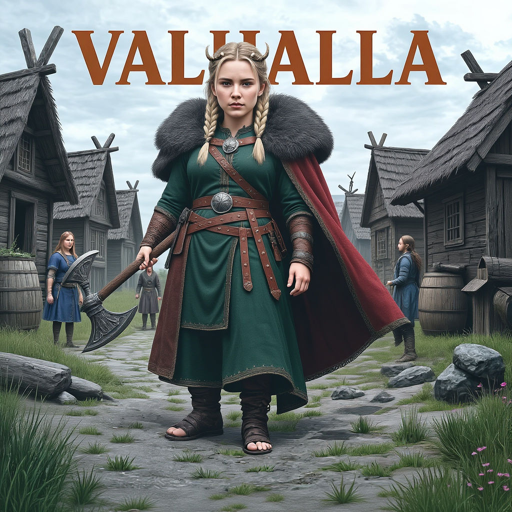 Viking Village Simulation Game Cover Art