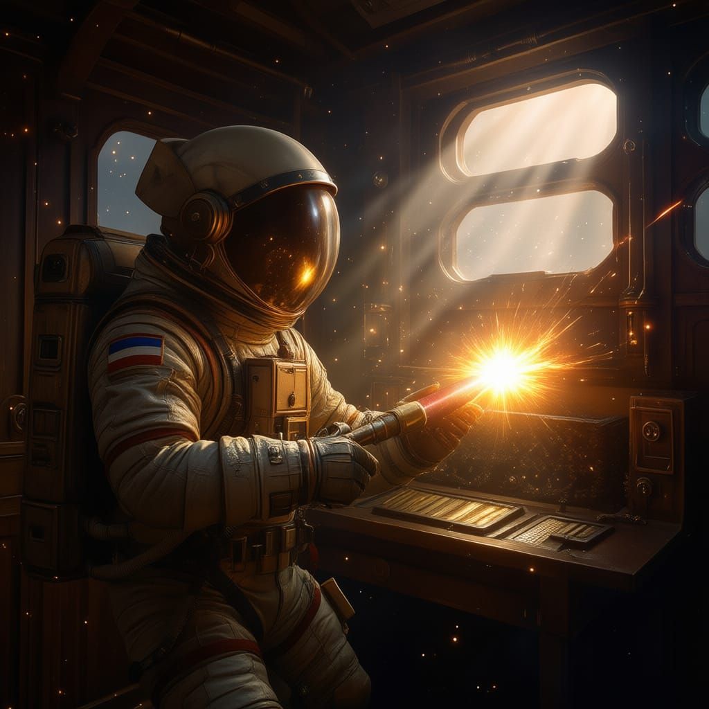 Renaissance Inventor Controls Giant Steampunk Exoskeleton In...