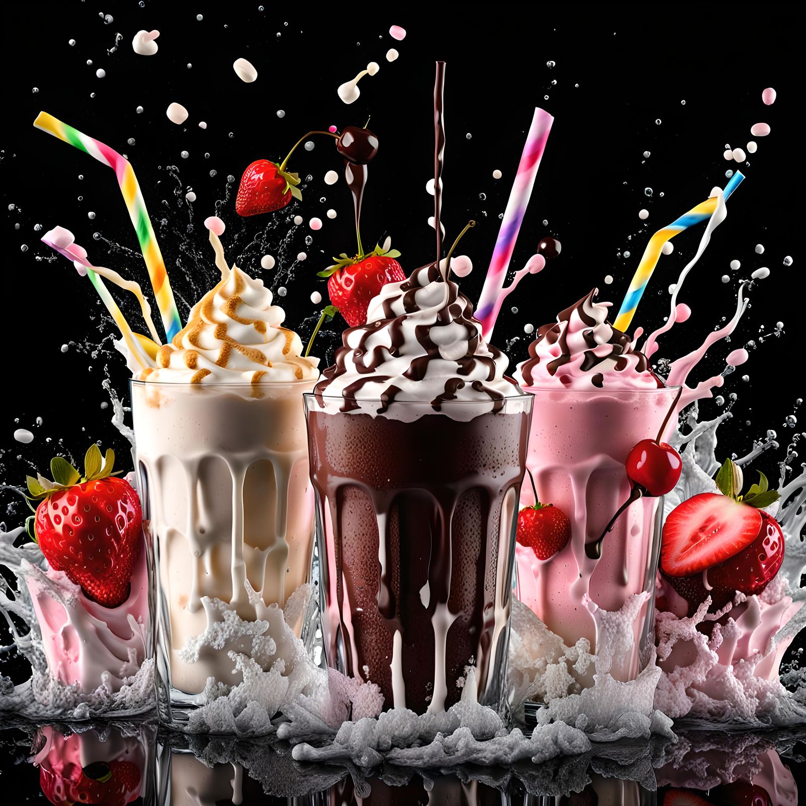 Oops Splash Of Italian Organic Milkshakes.