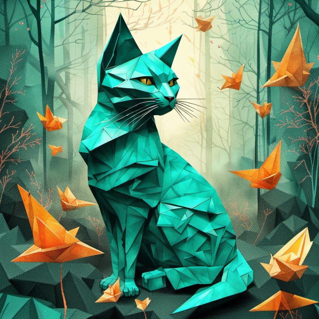 Origami Cat