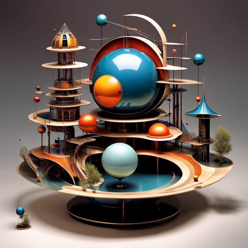 Model of the Musée Celestique