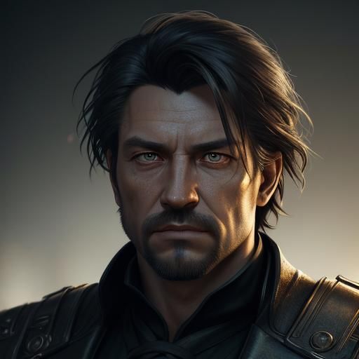 Charismatic Man Portrait in Cinematic Lighting