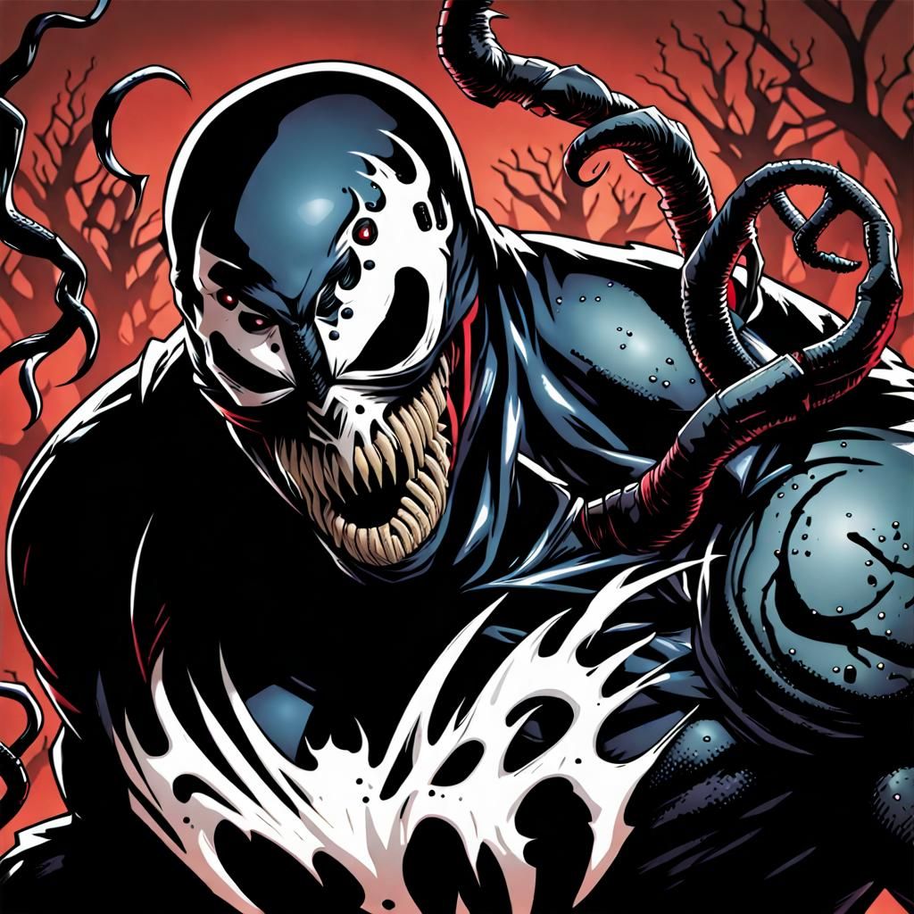 Venomized Jason Voorhees Horror Mashup