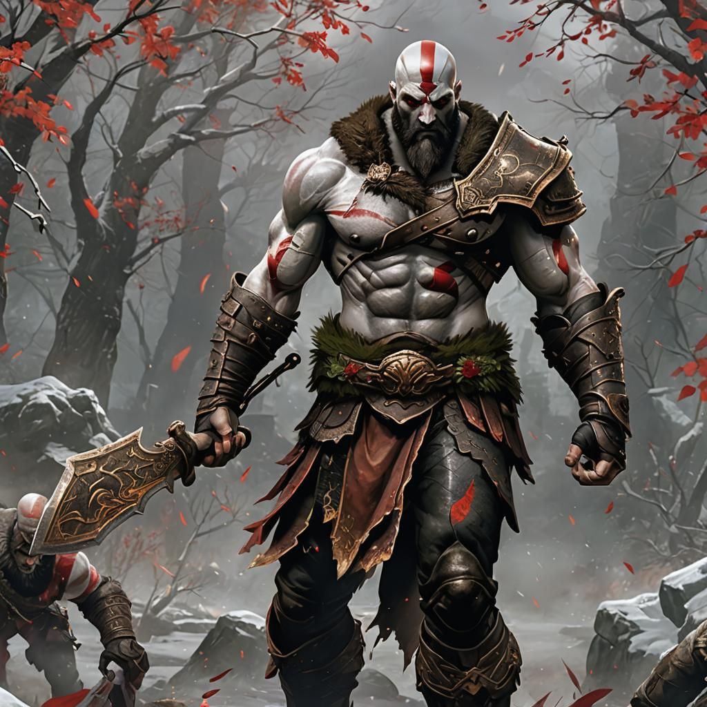 Kratos, God of War, Ready for Battle