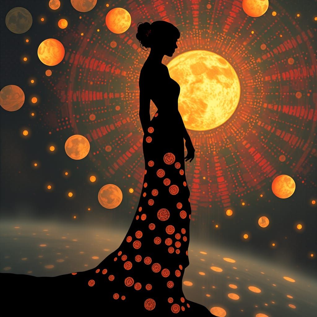 Glamorous Art Nouveau Goddess