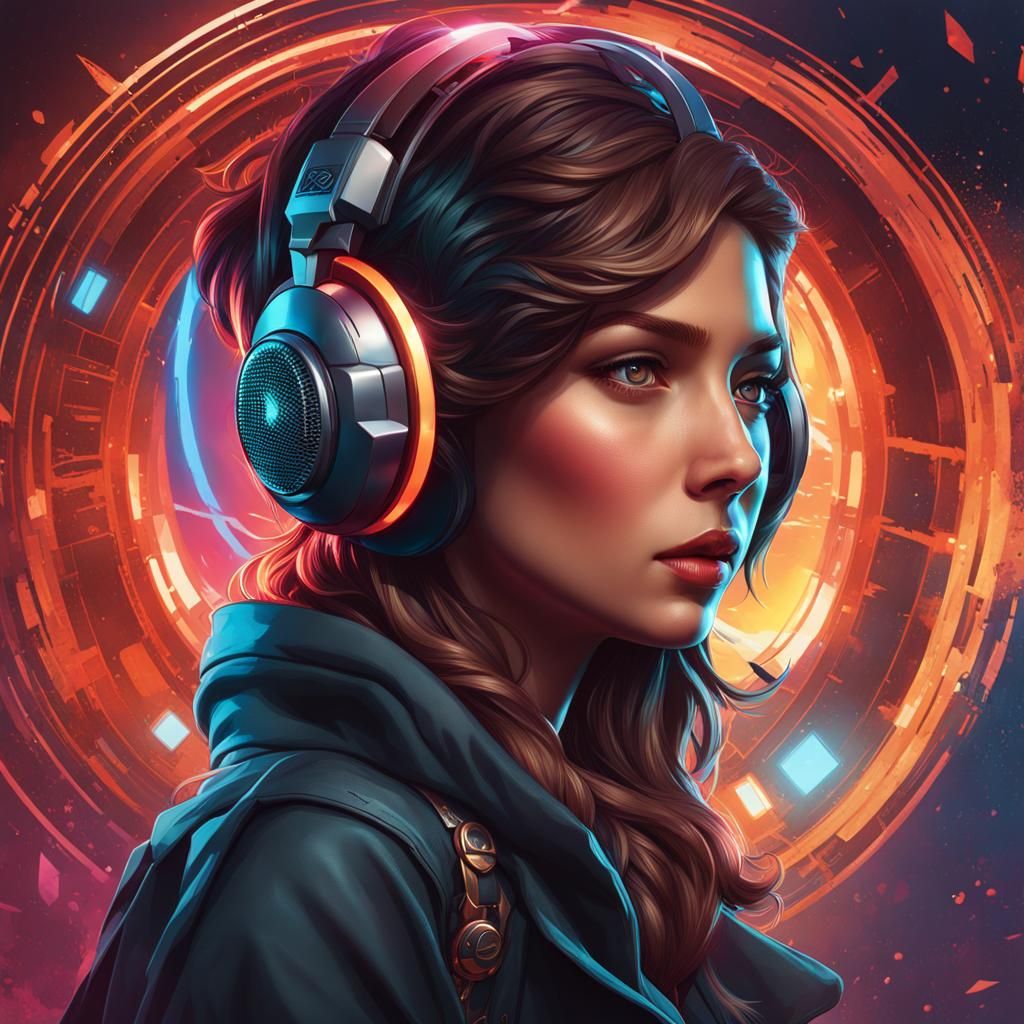 Radio Alpha Logo Portrait, Hyperdetailed Artstation Concept ...