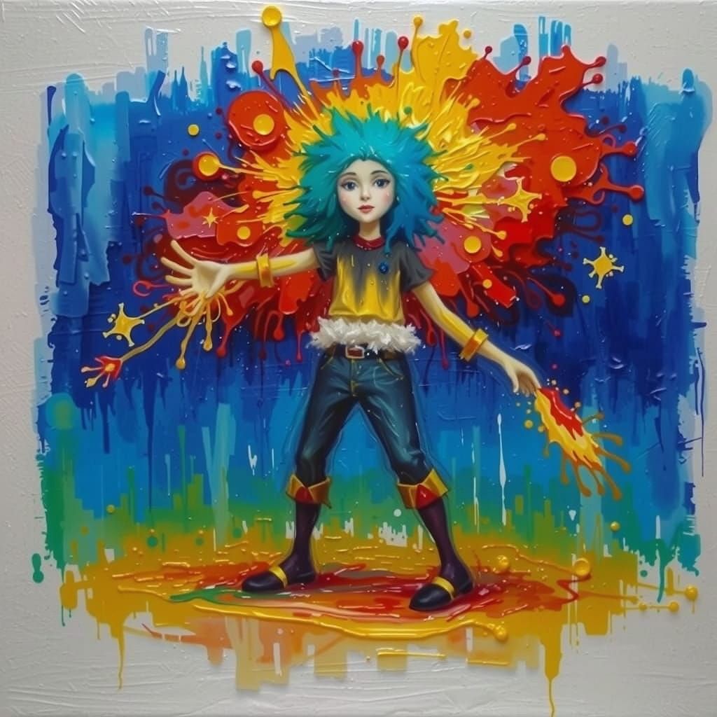 Neo-Impressionist Show with Thick Textured Paint