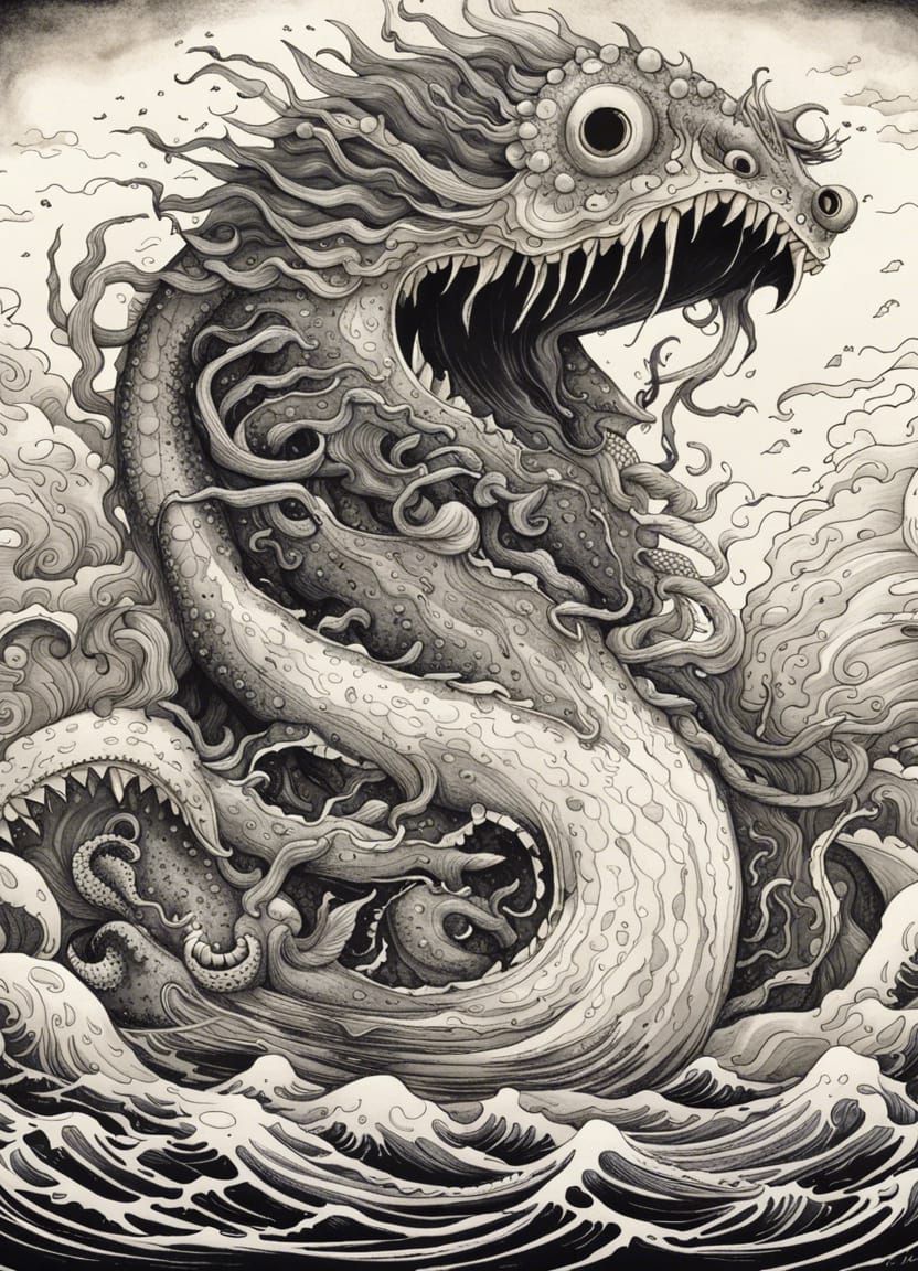 Japanese Sea Monster