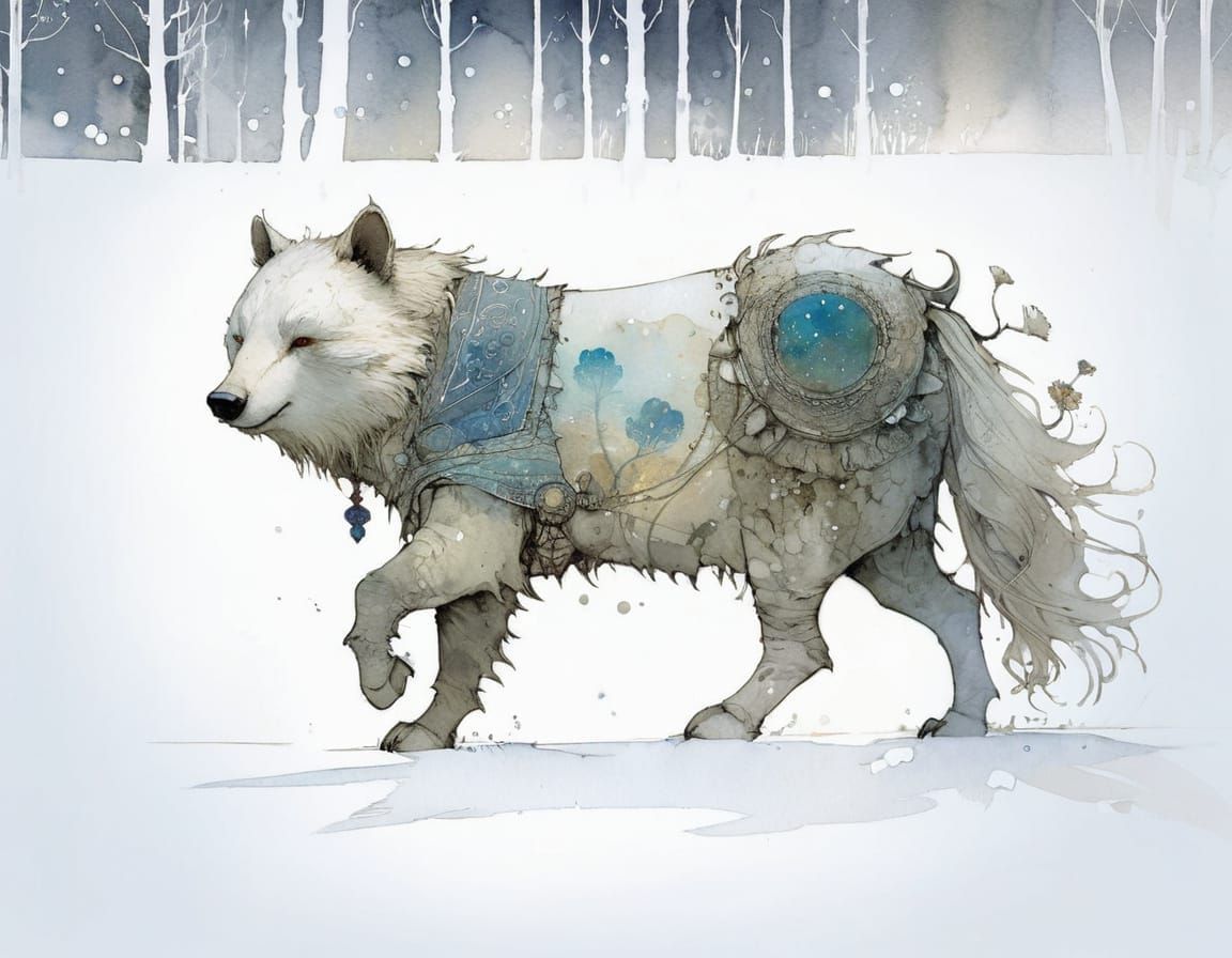 Enchanting Creatures Inspired by Classic Illustration