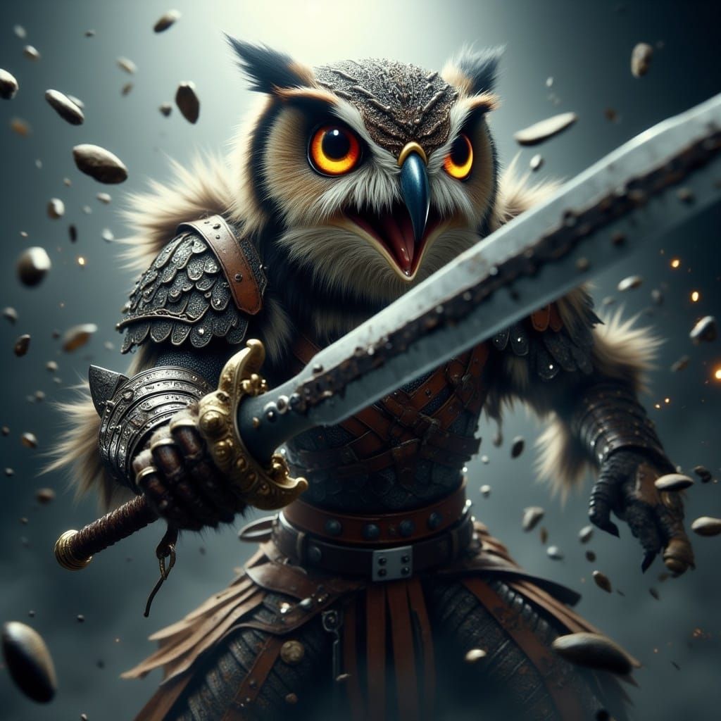 Warrior owl
