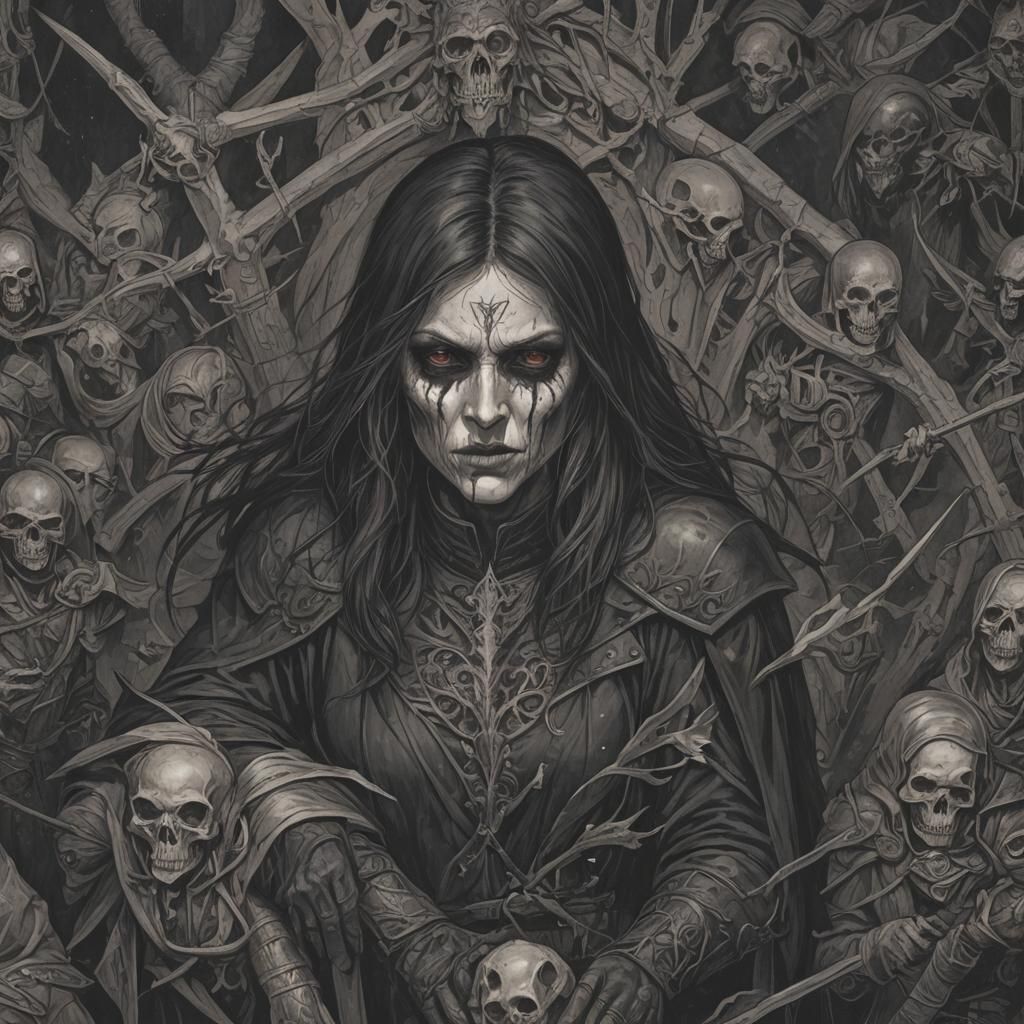 Grimdark Landscape Inspired by Andrée Wallin