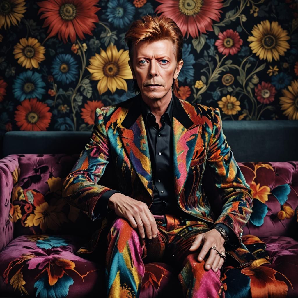 Bold Portrait in Luxurious Room, Inspired by High-End Photog...