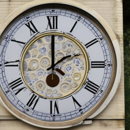 AI-Generated Image of Clocks
