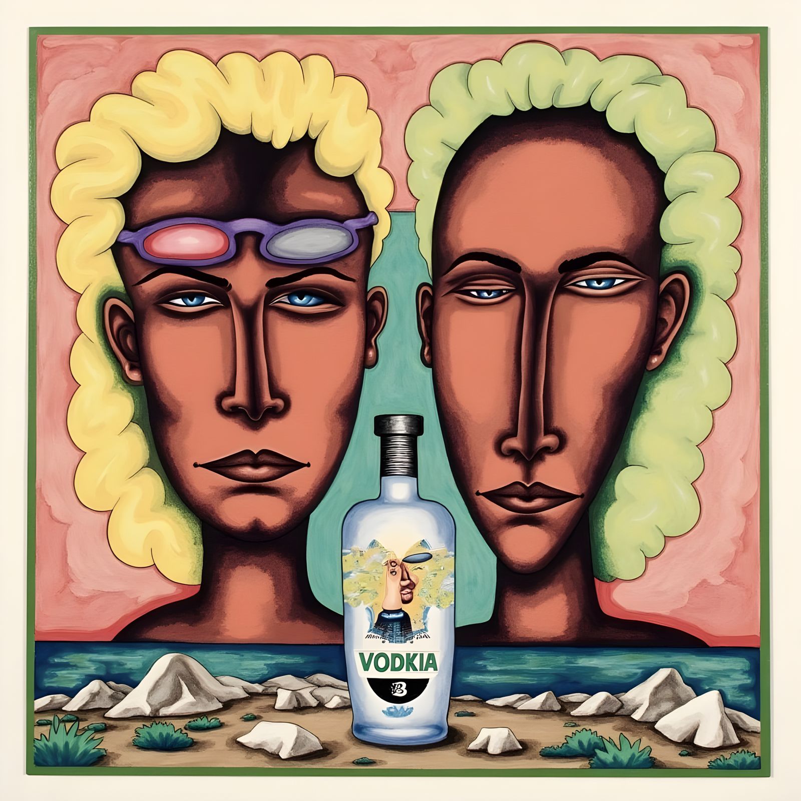 Chicago Imagists-Inspired Family Portrait with a Twist