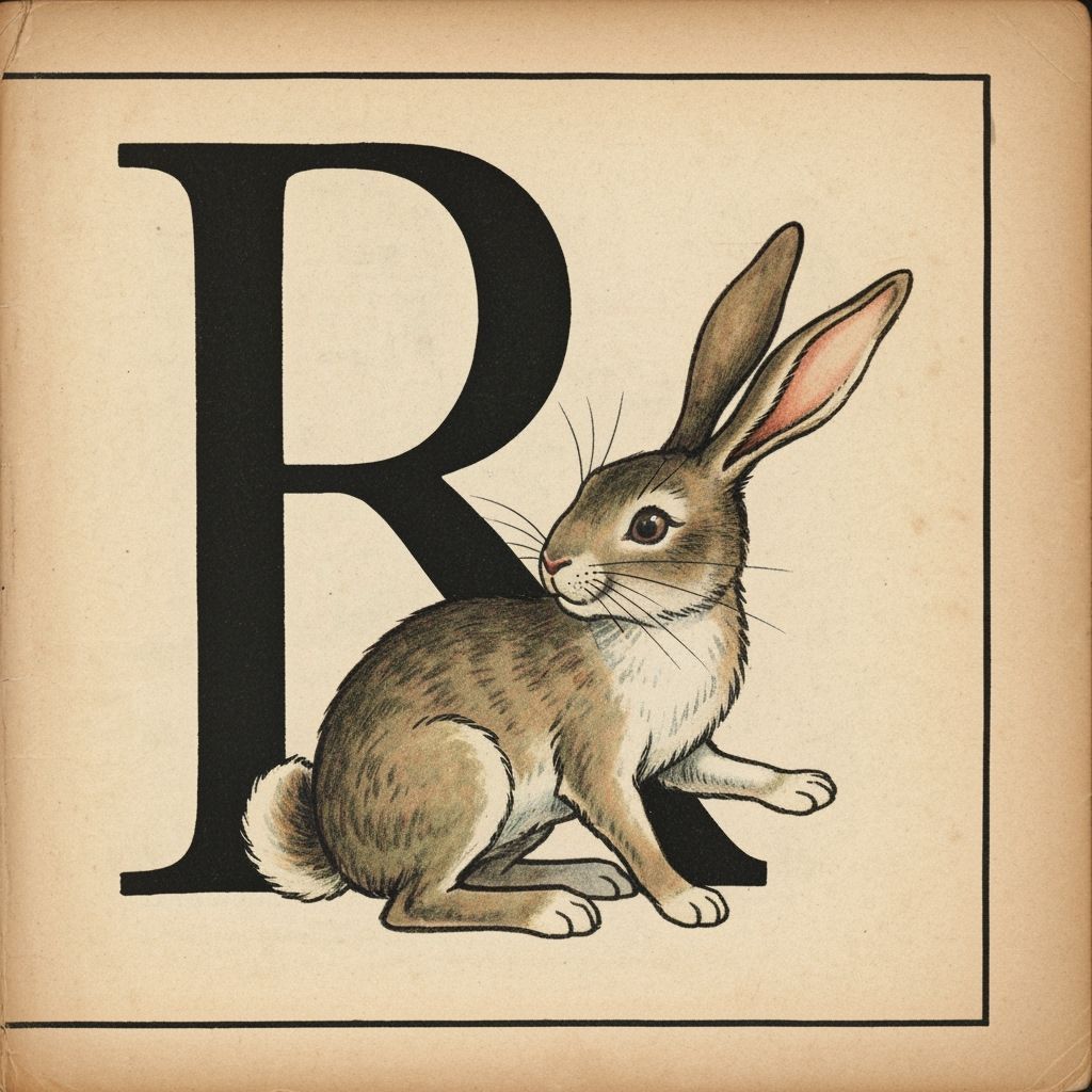 R is for Rabbit