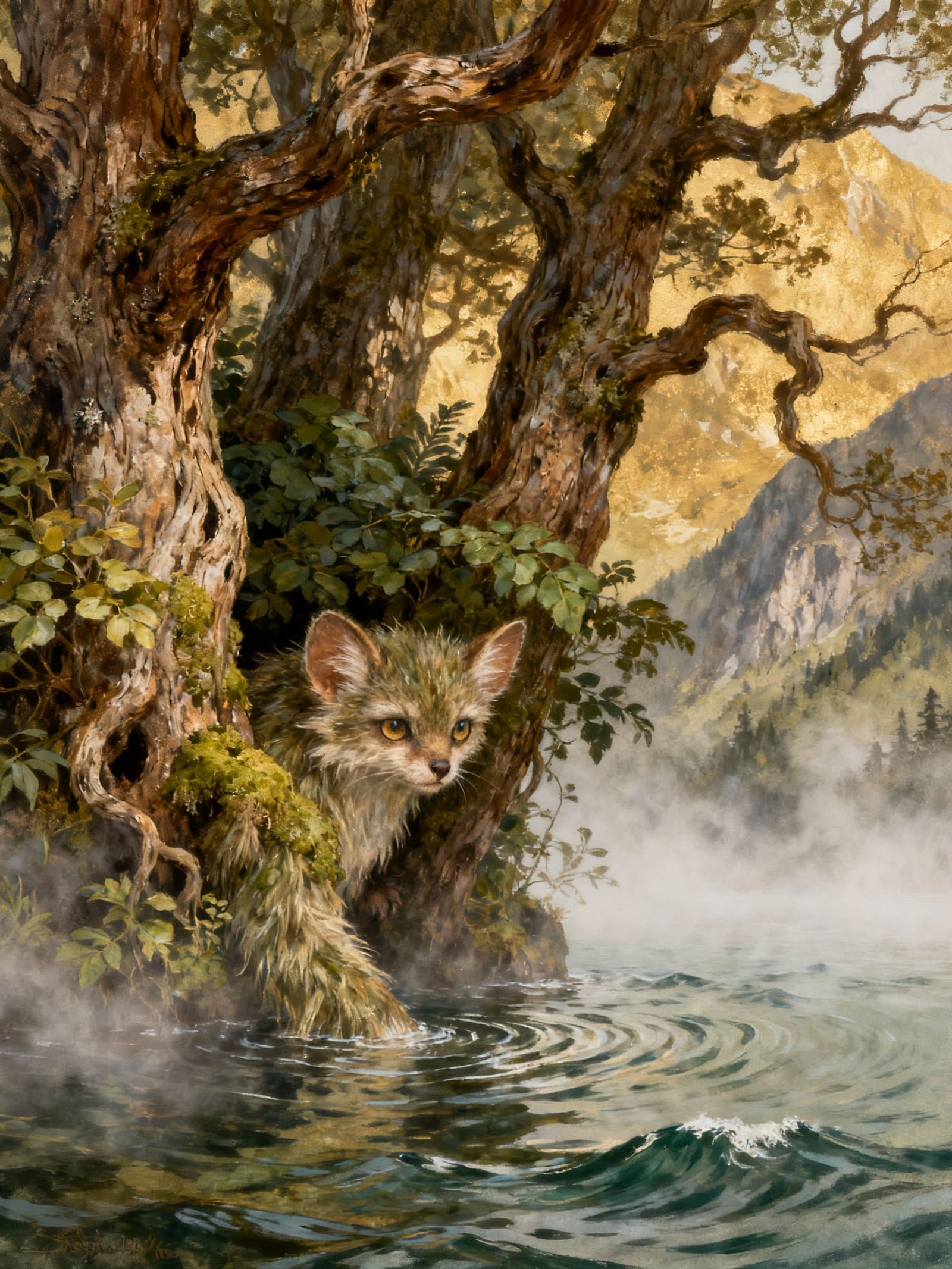 Mystical Mountain Dweller Hides Among Ancient Trees