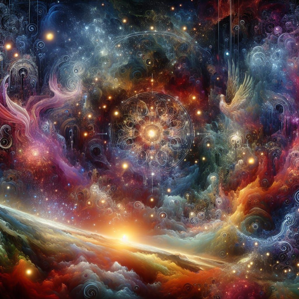 Quantum Field: Fantastical Matte Painting in 8K