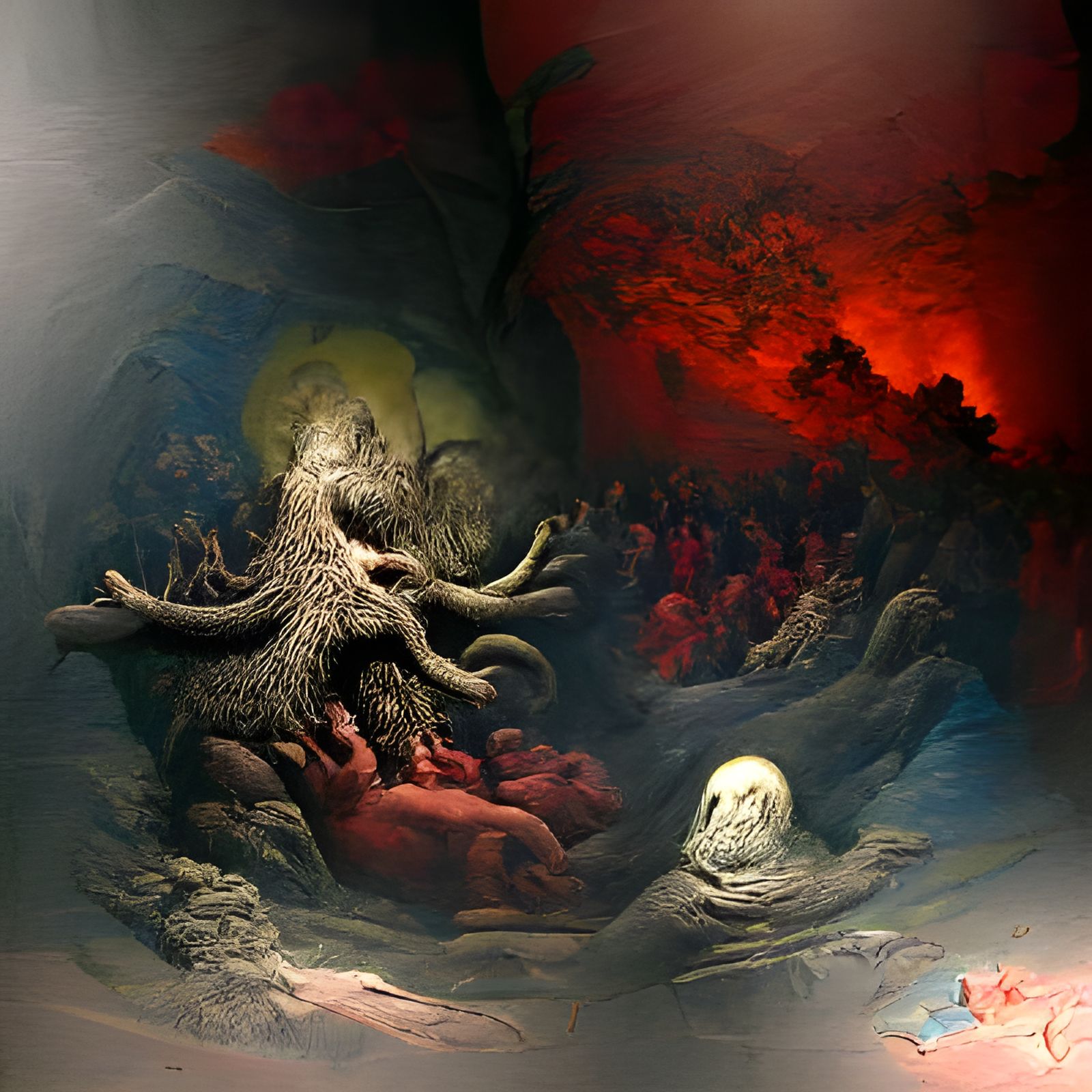 Tree of Life: Heaven and Hell in Dark Fantasy Style