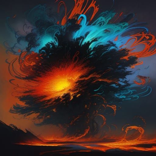 Vibrant Flames Dance in Golden Hues