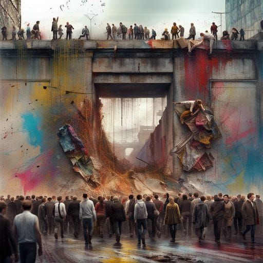 Berlin Wall's Historic Fall: End of an Era