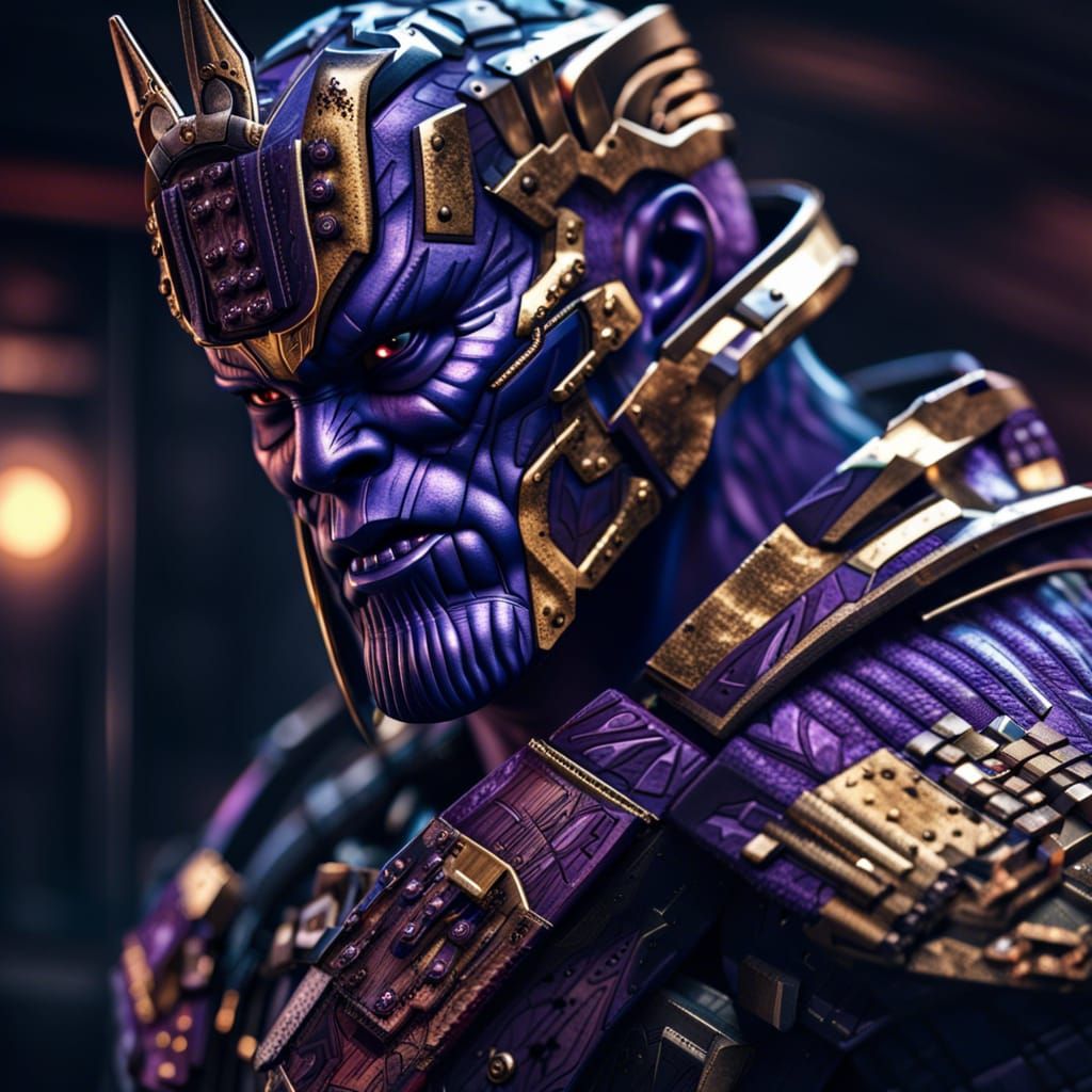 Cyberpunk Samurai: A Futuristic Ninja Warrior