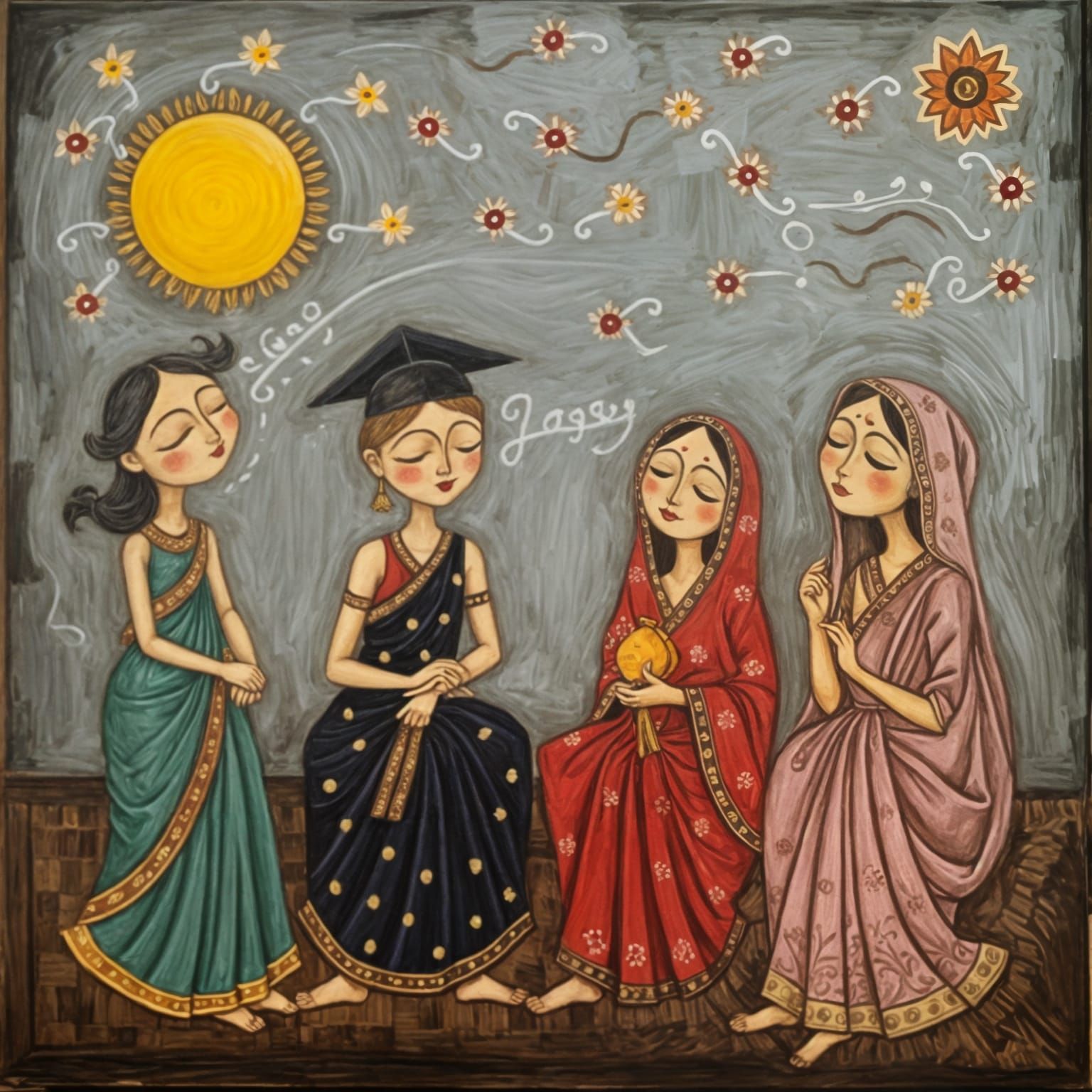 Vibrant Baroque Art Depicting Life's Transitions