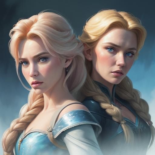 Anna and Elsa are post-apocalyptic warrior queens who will f...