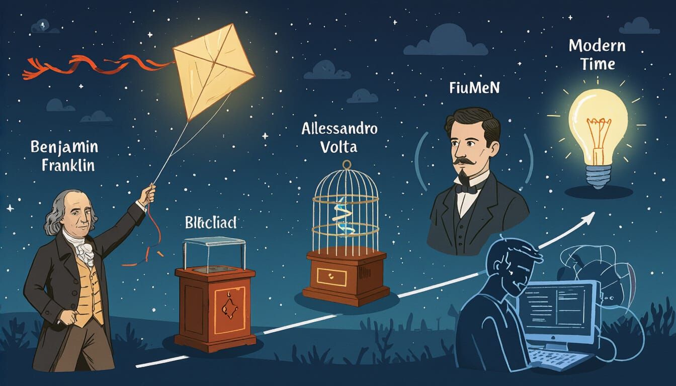 Electrical Evolution: From Franklin's Kite to Modern Hacker