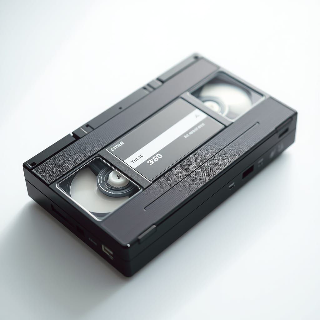 VHS Player in Watercolor