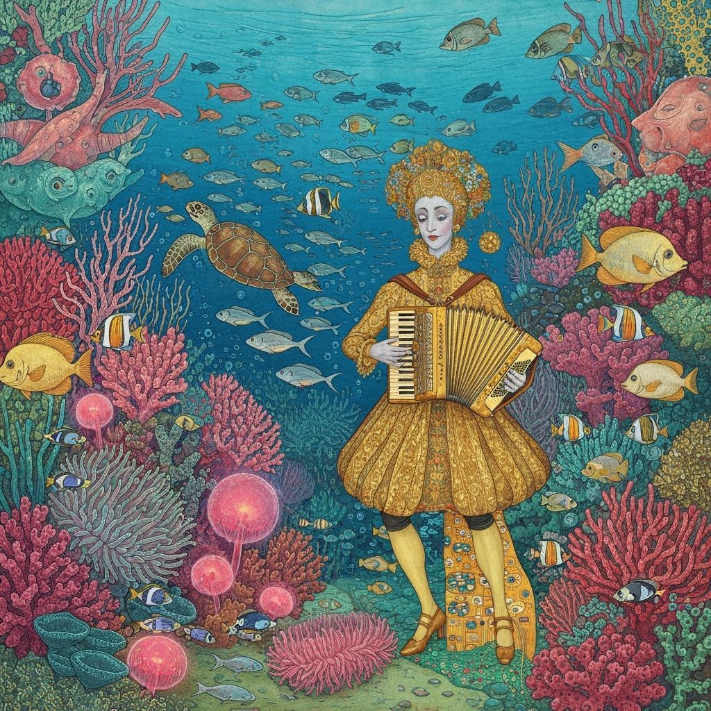 Coral Reef Fantasy in Haeckel's Style