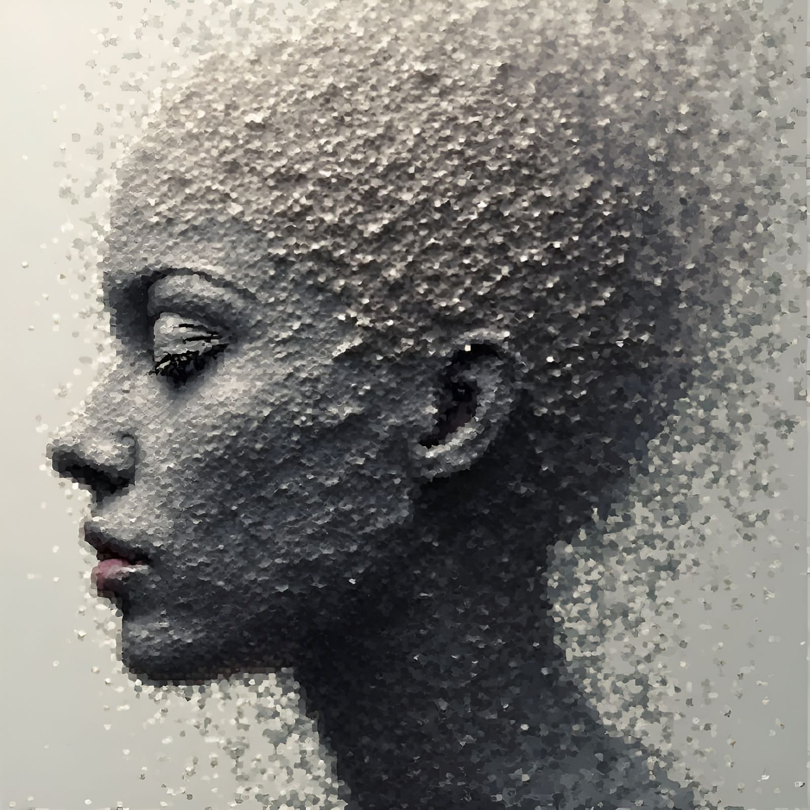 Abstract AI Image with Repeated Motifs