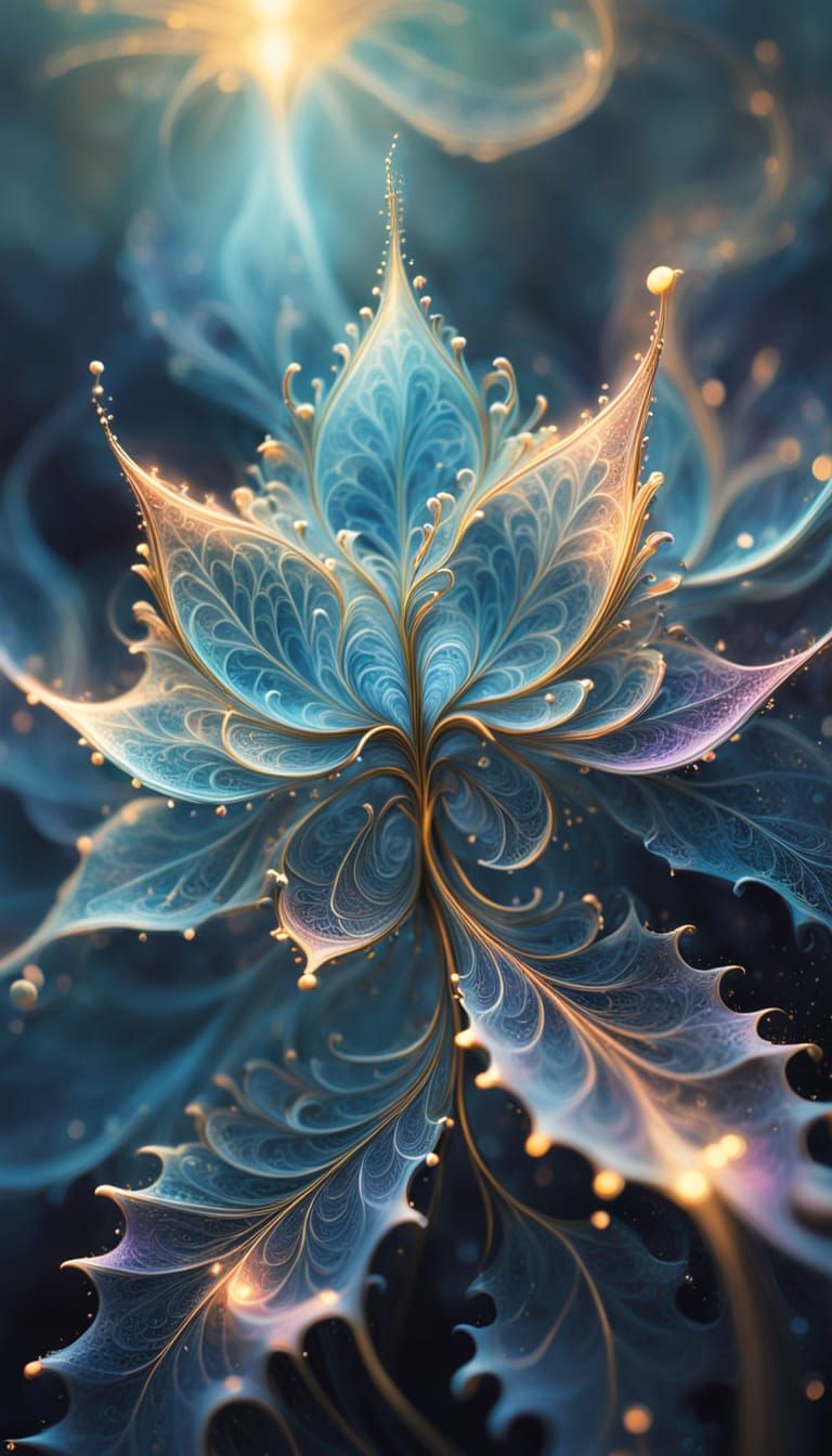 Sacred Geometry Bloom in Soft Focus