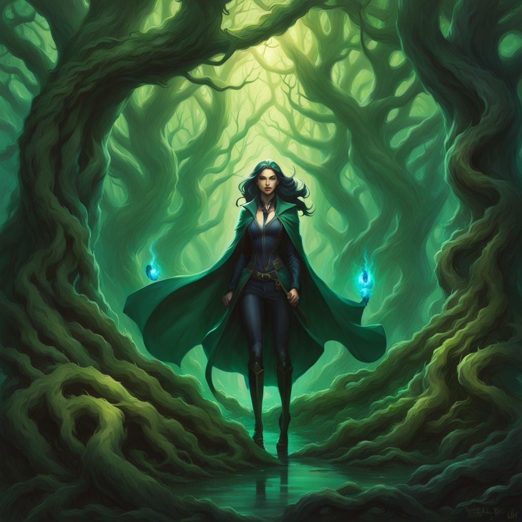 Eldritch Forest in Artgerm Style