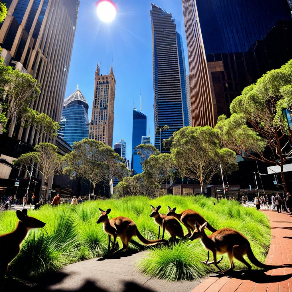 Rewilding Utopia: Sydney CBD Post-Apocalypse