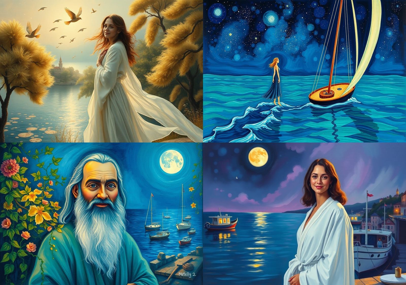 Safe Harbor in Chagall Style