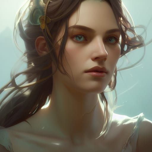 Aetheria Portrait in Artgerm Style, 8K Resolution