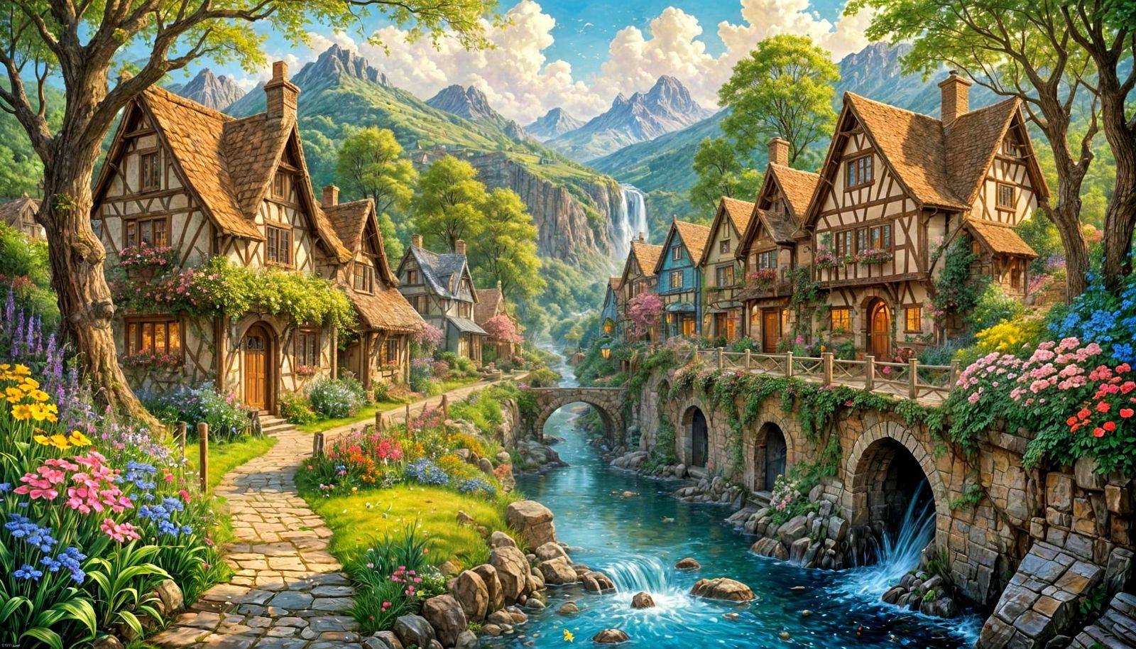 Fantasy River Village