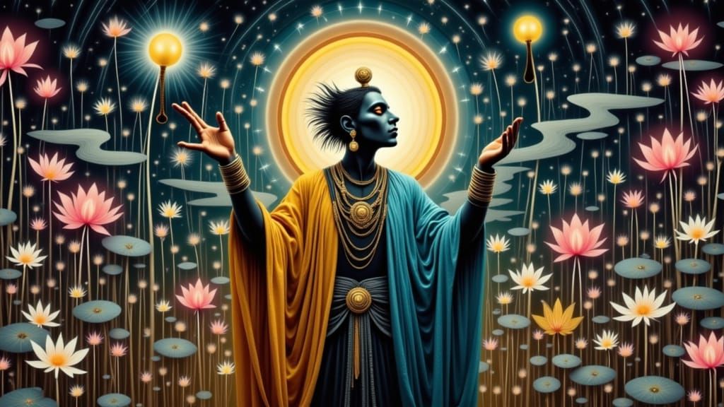 <lora:Psychopomp:1.0> Yama