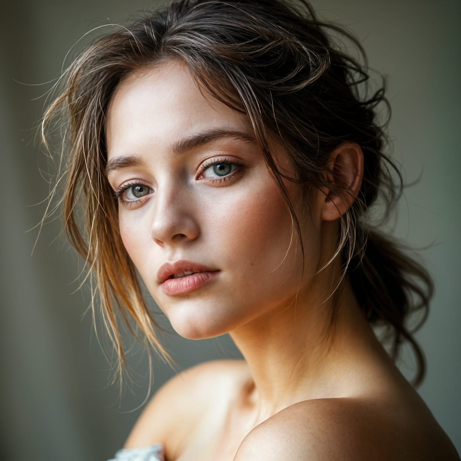 Serene Woman in Natural Light