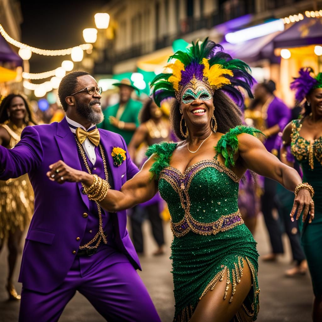 Mardi Gras Dancing: Professional Photography
