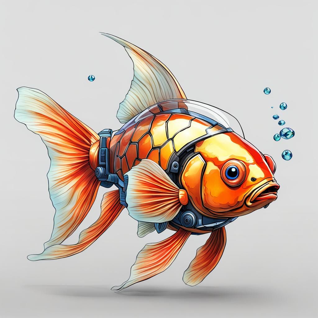Cyborg goldfish