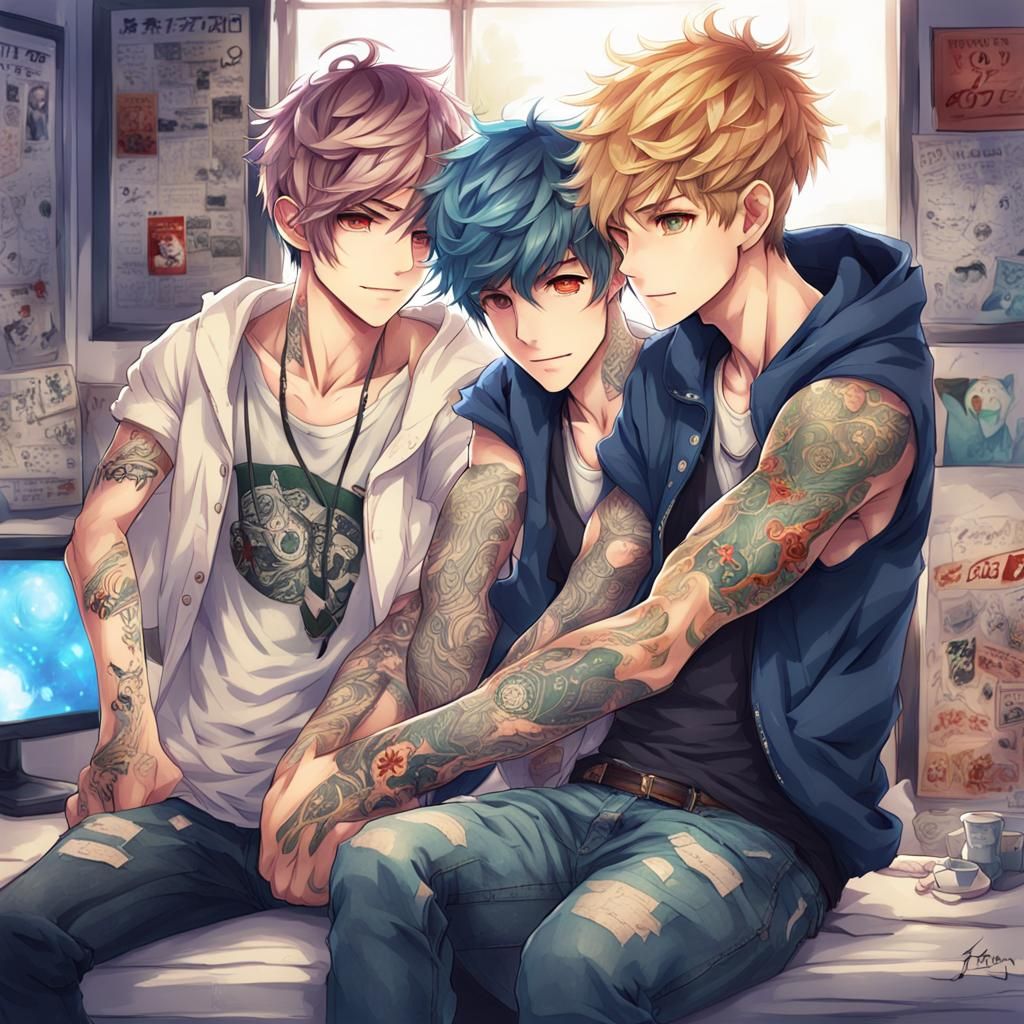 Anime Style: Tattooed Gamer