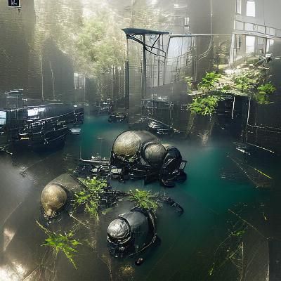 Futuristic Colony Concept Art in 8K Resolution