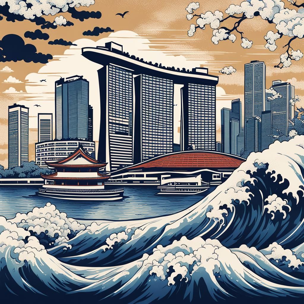 Marina bay sands skyline, Singapore