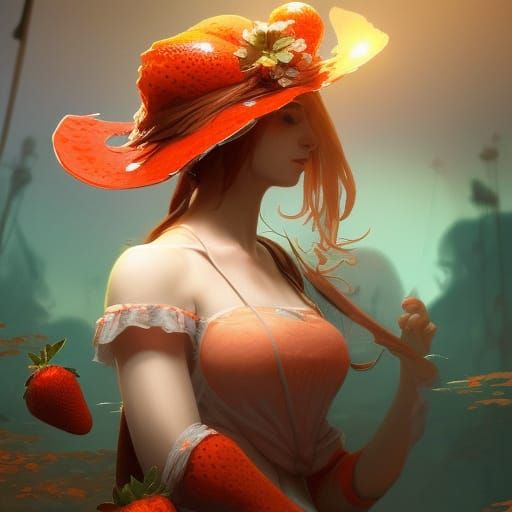 Strawberry hat