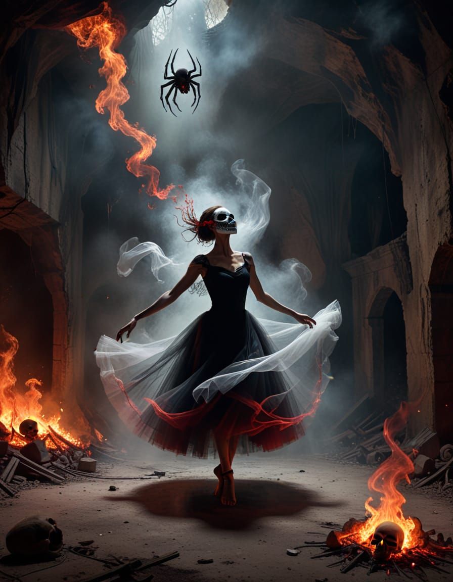 Haunted Waltz in Dark Abandon