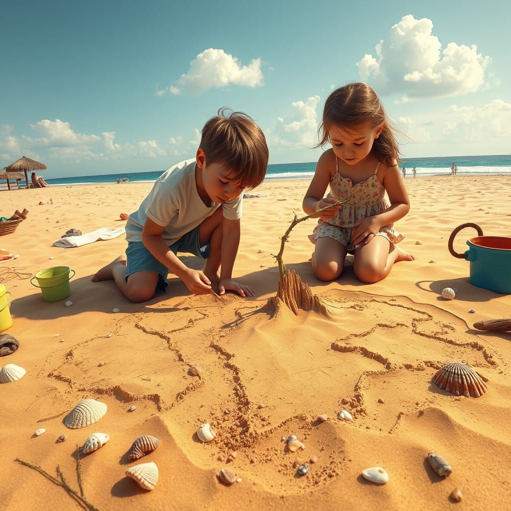 Serene Beachside Cartographers