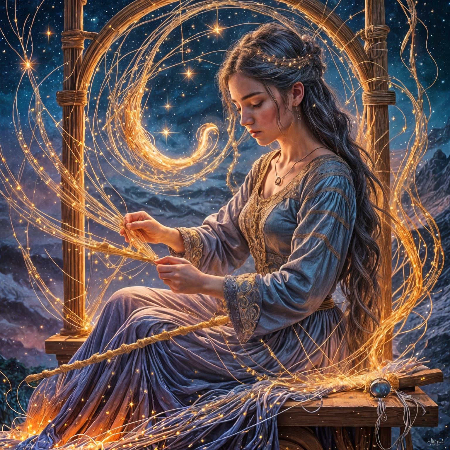 Weaver of Dreams: Fantasy Art of Ethereal Threads