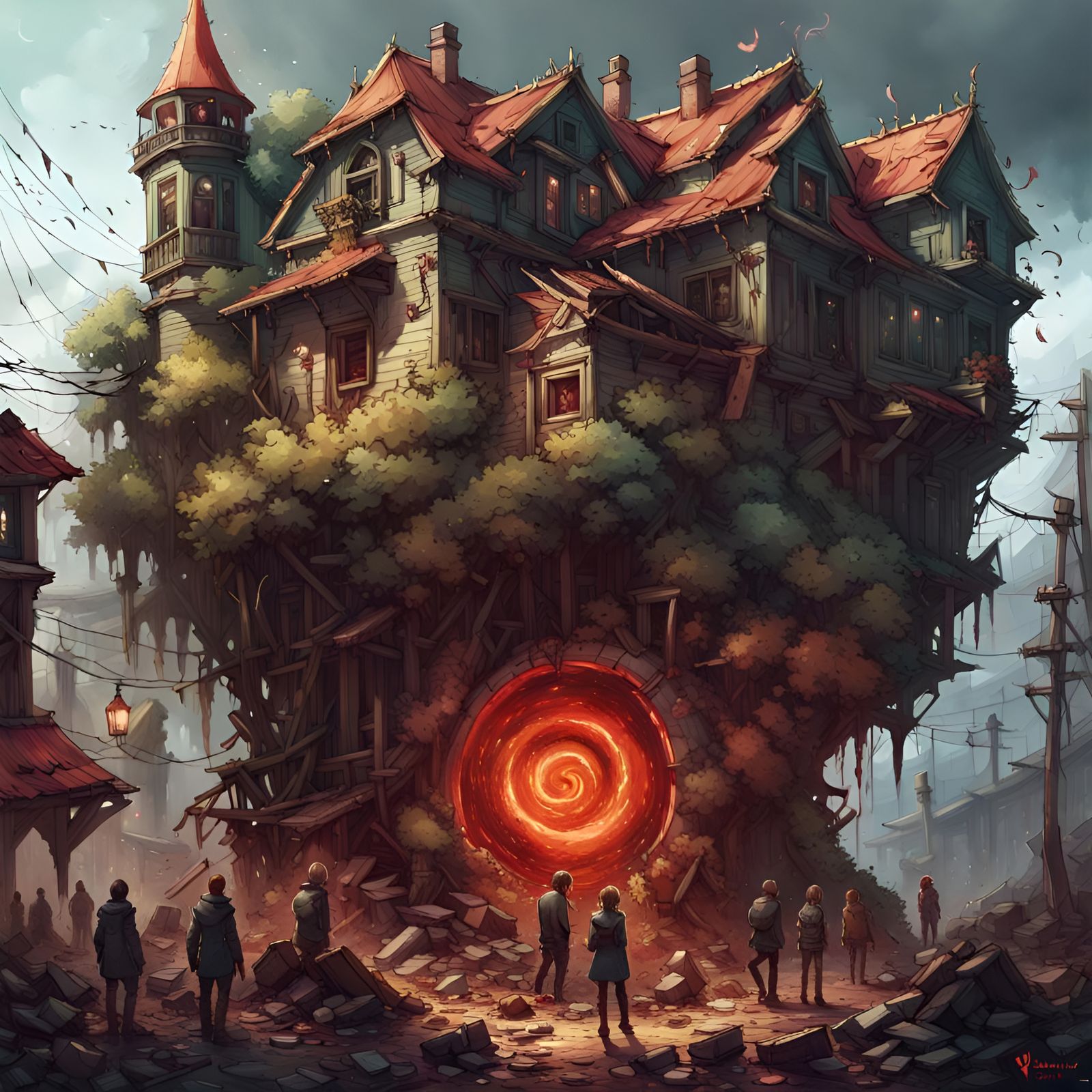 Seven Deadly Sins: Hyperdetailed Fantasy Album Art