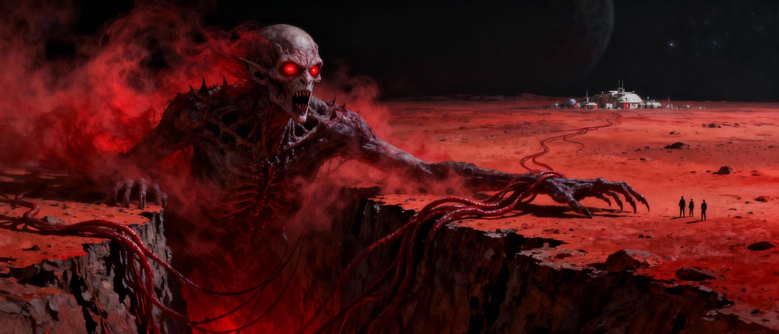 Mutated Martian Monster Emerges in Surreal Cosmic Horror Sty...